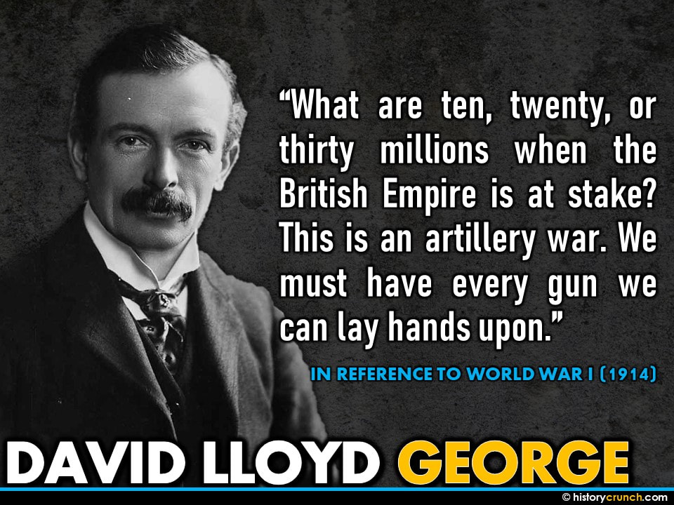 Britain in WW1 PM3 Quote