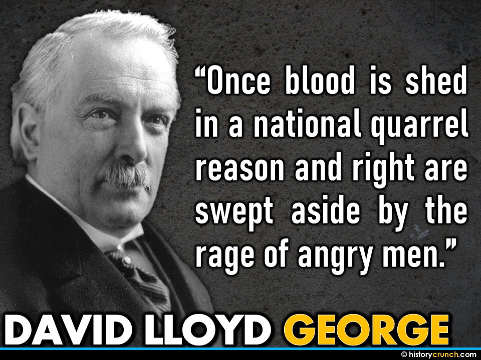 Britain in World War I PM Quote