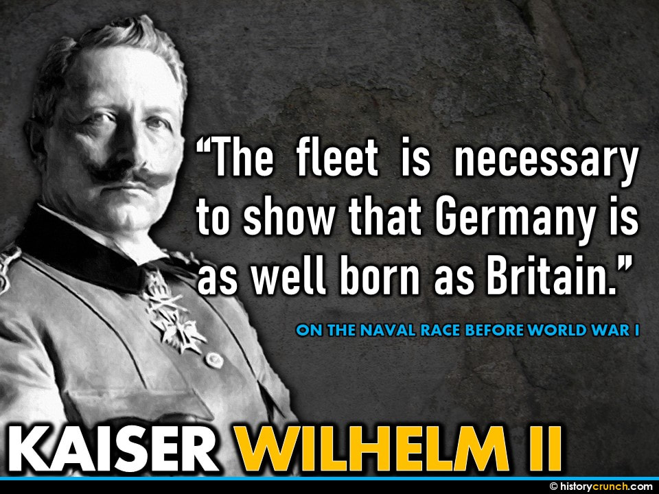 Naval Race of WW1 Quote