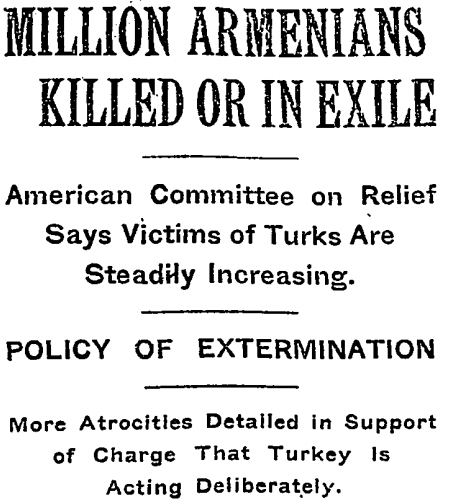 Ottoman Empire in WW1 Armenian Genocide
