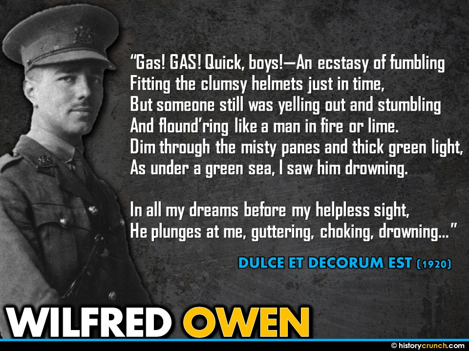 Poison Gas WW1 Poem