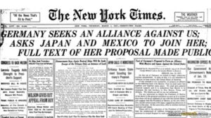 Zimmerman Telegram World War I