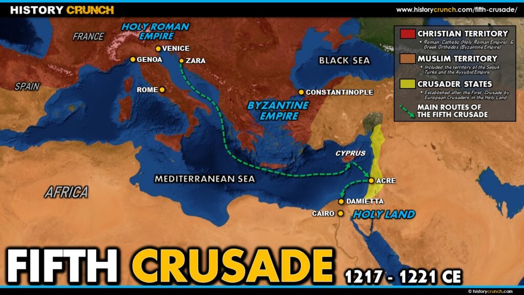 Fifth Crusade Map