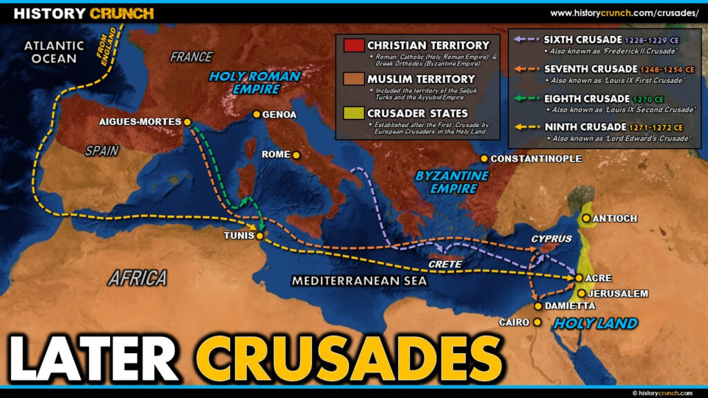 Later Crusades Map