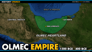 Map of the Olmec Empire