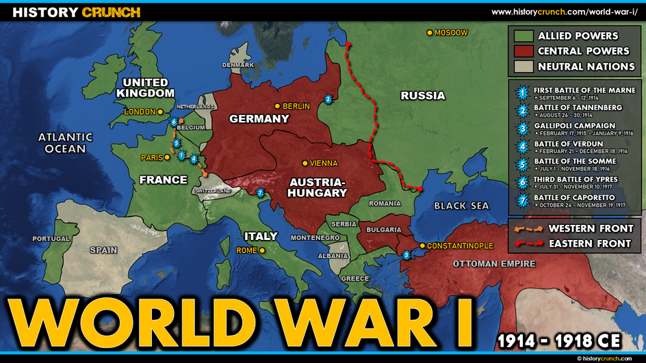 World War I Map