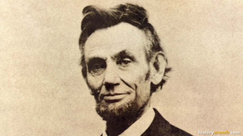 Abraham Lincoln in February of 1865