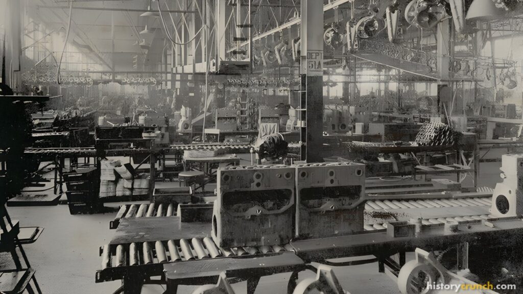 Assembly Line Manufacturing in the Industrial Revolution