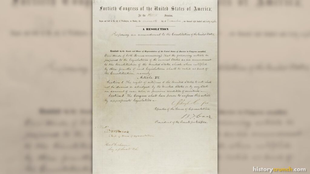 Fifteenth Amendment of the United States Constitution