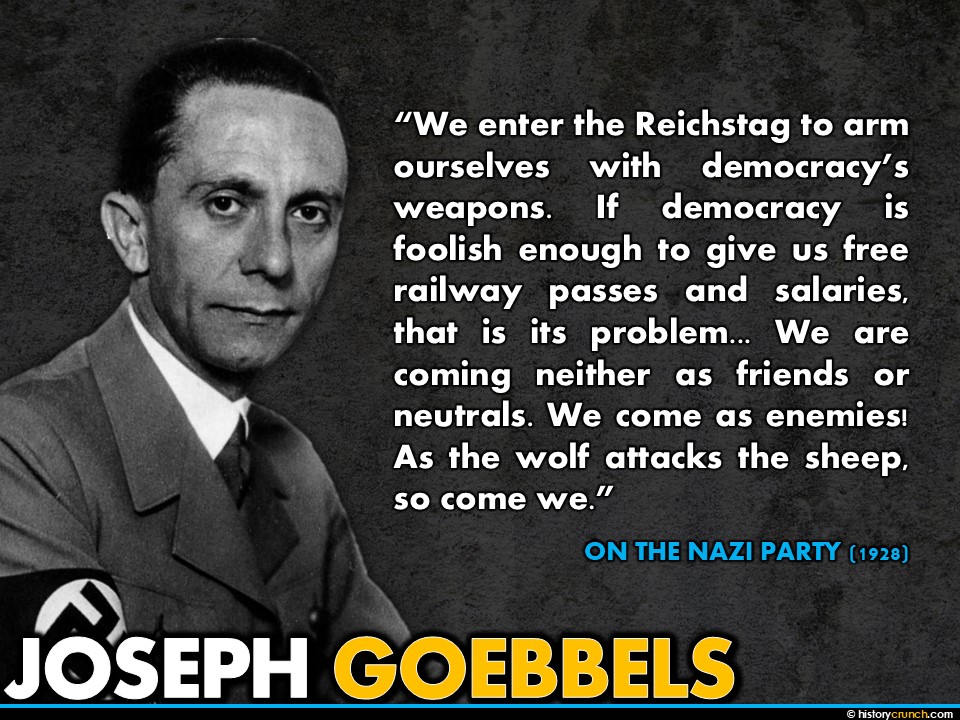 Joseph Goebbels Quote 1