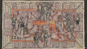 Massacre of the Aztec in the Great Temple