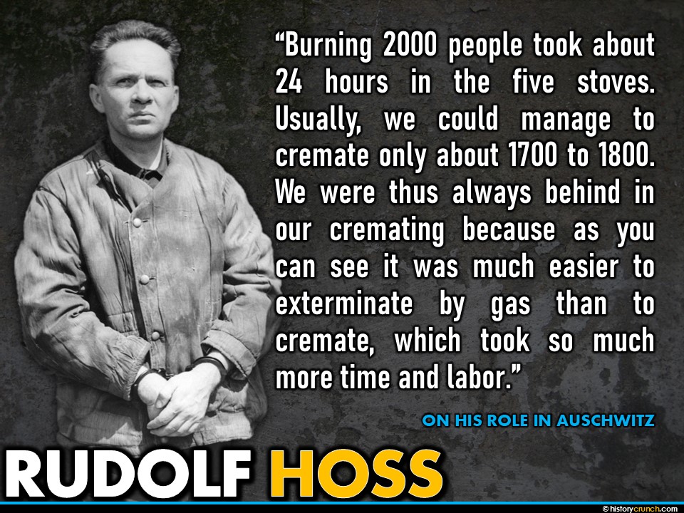 Rudolf Hoss Quote 1