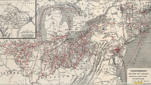 Underground Railroad Map