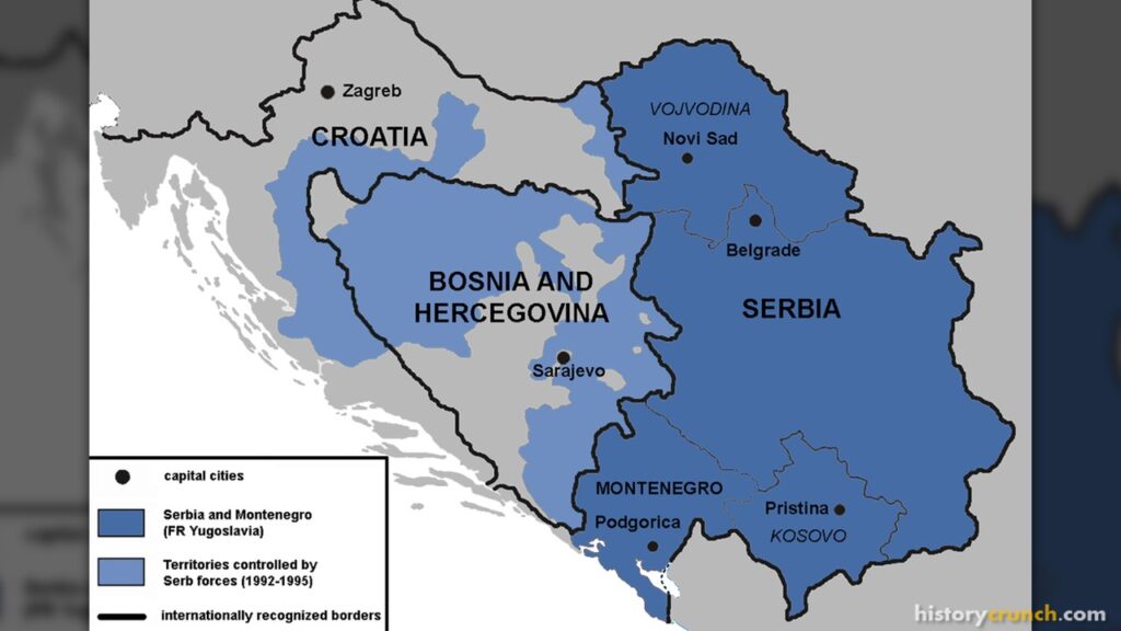 Bosnian Genocide Map