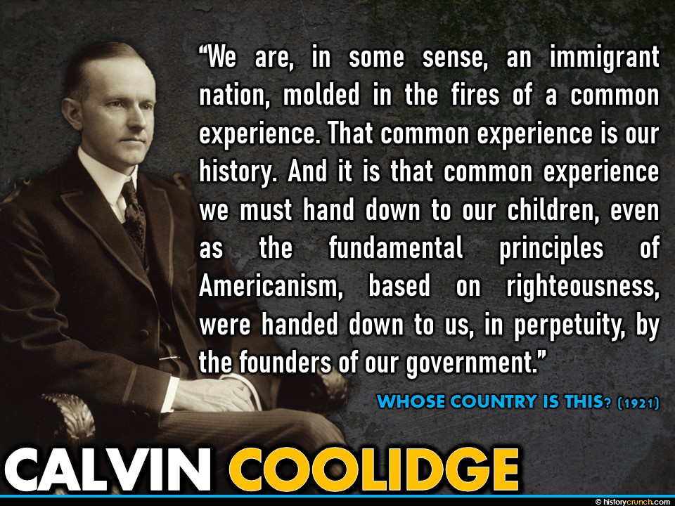 Calvin Coolidge Quote 1