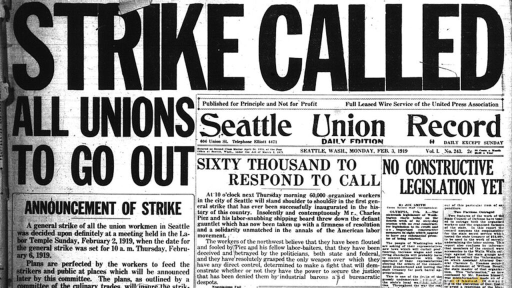 First Red Scare Strike