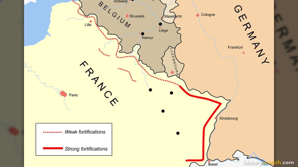 Maginot Line Map
